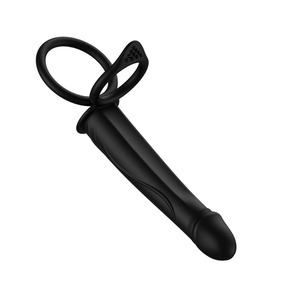 Männliche Masturbation Ärmel Silikon Vibrierende Penis Ärmel Cockring Verzögerung Ejakulation Penis Extender Vibrator Sexspielzeug für Männer - Product Image 5