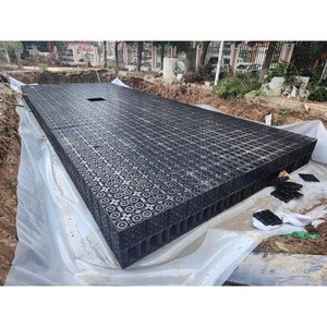 Réservoir de récupération des eaux pluviales géocellulaire à haut rapport de vide, modules de stockage pluvial souterrains, caisses d'infiltration SUDS - Product Image 3