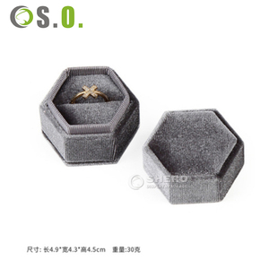 Caja de terciopelo de alta calidad para collares y pulseras, caja de terciopelo personalizada para guardar joyas, caja de regalo para anillos de diamantes, caja de gamuza para pendientes - Product Image 3