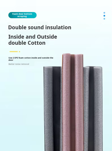 Fabricant fournisseur réduire le bruit flexible anti-poussière mousse bouchon de <span class=keywords><strong>porte</strong></span> anti-courant d'air bande d'étanchéité inférieure en cuir pour bloquer la <span class=keywords><strong>porte</strong></span> de la chambre - Product Image 6