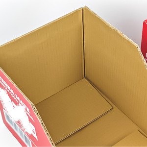 Nhà sản xuất tái chế Giấy gợn sóng Tear-off hiển thị Đóng gói hộp các tông tùy chỉnh di chuyển giao hàng <span class=keywords><strong>carton</strong></span> Thiết kế bao bì hộp - Product Image 3