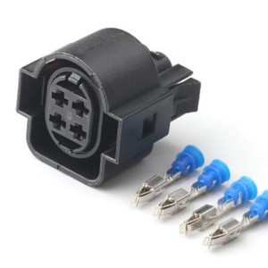 Prise de lampe étanche à 4 trous 1H0973734 pour voitures Volkswagen Audi, contact en cuivre, terminaison mâle-femelle - Product Image 2