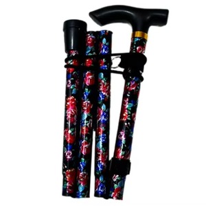 Hot Selling <b>Elderly</b> <b>Walkers</b> Aluminum Alloy Crutches Multifunctional Seat Adjustable Walking Sticks Underarm Crutches - Product Image 5