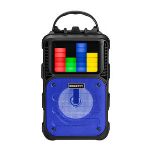 Altavoz <span class=keywords><strong>Karaoke</strong></span> Modeng con USB y Tarjeta TF, Altavoz Inalámbrico Bluetooth con Micrófono, DJ HIF RGB Partybox, Altavoz - Product Image 2