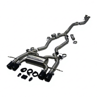 Tuyaux d'échappement Valvetronic Rongdi OEM M2 G87 en acier inoxydable brossé 304, échappement sport monobloc plié au mandrin 1,5 mm