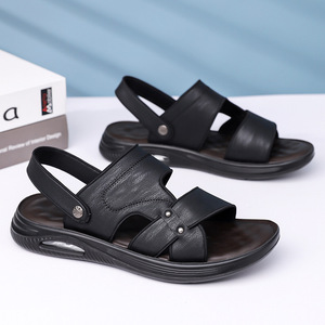 Nouvelles sandales et pantoufles d'été antidérapantes pour hommes 2026 |   Chaussures de plage décontractées respirantes à semelle souple pour hommes - Product Image 4