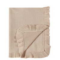Couverture d'emmaillotage pour bébé en coton doux tricoté, chaude et confortable, pour poussette et berceau, idéale pour nouveau-nés, nourrissons et tout-petits