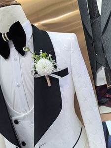 Trajes de cena de talla grande hechos a medida con chaleco y pantalones para ocasiones especiales, eventos de Gala, reuniones formales nocturnas, conjunto de 3 piezas - Product Image 2