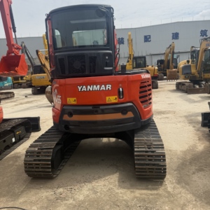 Offre Spéciale : Mini-Excavatrice d'Occasion Yanmar VIO55 à Queue Zéro, 5,5 Tonnes, sur Chenilles, pour Réparation Municipale et Aménagement Paysager - Product Image 4