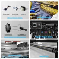 Impresora UV Rollo a Rollo I3200 de 3/4 Cabezales y 3.2m, Precio de Fábrica, Plotter de 8 Colores para Impresión de Pancartas, Papel Tapiz y Películas Reflectantes