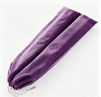 Sac de rangement en velours pour Mahjong avec cordon de serrage, double compartiment, pochette de protection souple pour accessoires de Mahjong – Vente en gros