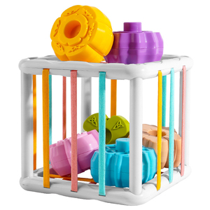 Juguetes Montessori Divertidos y Creativos para la Coordinación Mano-Ojo, Bloques de Plástico Apilables para Aliviar el Estrés, Juguete OEM Personalizable para Bebés de <span class=keywords><strong>6</strong></span> <span class=keywords><strong>Meses</strong></span> - Product Image 1