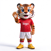 Costume de mascotte tigre en mousse personnalisé, durable et respirant, pour adulte, idéal pour les équipes sportives et les cérémonies d'ouverture