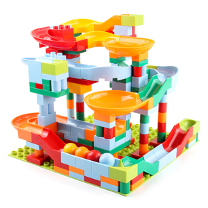 Juego de bloques de construcción de canicas, 182 piezas, bloques de plástico, juguetes educativos - Product Image 3