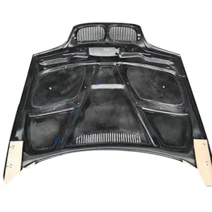 Car Body Kit Bonnet Carbon Fiber Engine Hood Plate For BMW 3 Series E46 Engine Hood