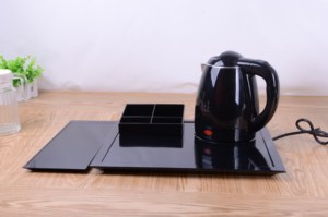 Sachet Ikoo Set ketel listrik profesional, Set ketel listrik dua dek Hotel kelas dengan nampan produk terlaris 1,2l - Product Image 5