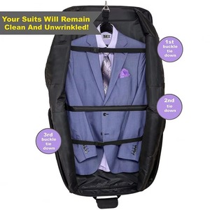 Bolsa de Transporte para Trajes de Fábrica con Certificación BSCI, para Viajes de Negocios, con Correa para el Hombro (Negra) - Product Image 5