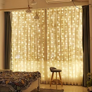 Guirlandes lumineuses LED scintillantes, lumières de pluie de météores de luxe avec crochets pour festivals commerciaux, décoration de Noël à domicile, ornement d'arbre de Noël - Product Image 4