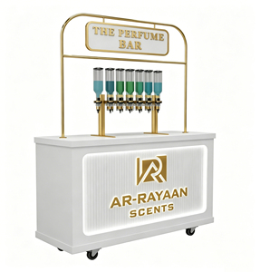 Présentoir de Luxe pour Parfums – Chariot Métallique Démontable pour Kiosque Commercial - Product Image 2