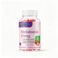 Gummies de mélatonine 10 mg saveur fraise personnalisées OEM – Soutien naturel du sommeil et de l'immunité, sans risque de dépendance, sans médicament, végétaliennes, pour adultes