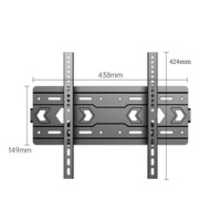 Soporte de pared para TV de 32-75 pulgadas Soporte de TV de metal de estilo fijo e inclinable para uso en oficina