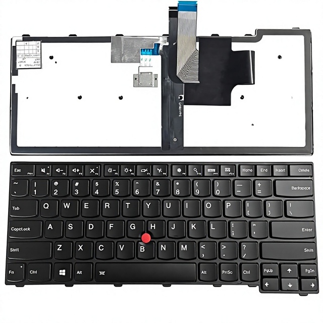 Laptop Backlit USB 2.4Ghz Wireless Keyboard Replacement for ThinkPad T440 T450 T460 T440s T440p T431s L440 L450 L460 00HW906