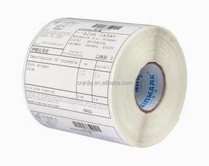 Express giấy nhiệt CuộN vận chuyển Nhãn dính dán hình chữ nhật hình dạng cho máy in Giao hàng nhanh tùy chỉnh đơn đặt hàng được chấp nhận - Product Image 5