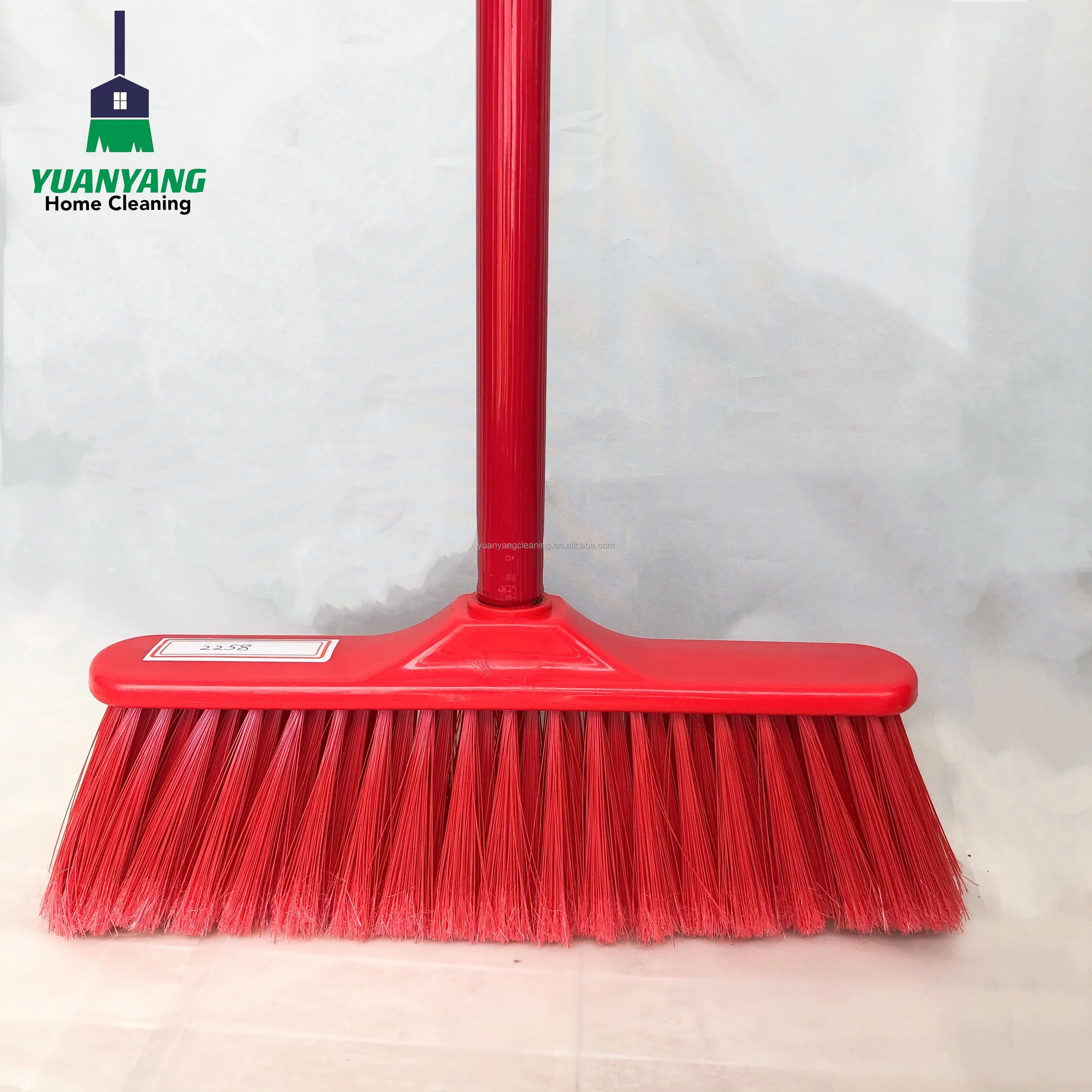 Cheap wholesale brooms and mops metal or wooden handle stick floor brush with handle