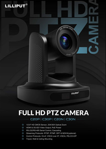 Cámara PTZ IP LILLIPUT 2K NDI para Videoconferencias y Transmisiones en Vivo con Salidas SDI, Cámara IP C20P - Product Image 6