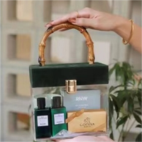 Boîte cadeau haut de gamme en PS recyclable avec revêtement UV pour artisanat, bougies et autocollants - Cadeaux de mariage et d'anniversaire (personnalisable)