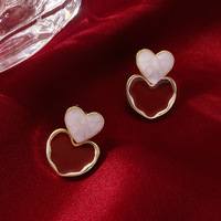 Boucles d'oreilles pour femmes, style influenceur, puces d'oreilles et pendantes, bijoux de niche, vente en gros