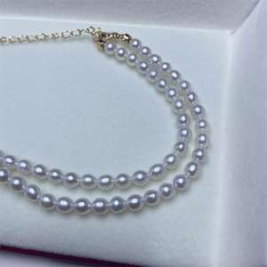 Collar de Perlas de Agua Dulce Zhuji Zhizhen, Colgante Moderno para Jóvenes Adultos, Personalizable con Diseño de Capullo de Flor Alienígena, Estilo Elegante - Product Image 3