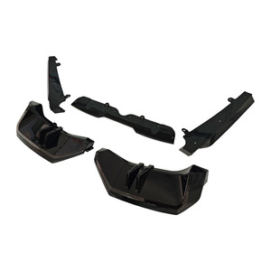 Bmw G60 Rear Bumper Lip 5 Piece Glossy Black Abs For 23 <b>Model</b> Short Axle Version - Product Image 3