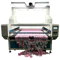 Machine de découpe laser CO2 Anjiang Top Camera 1614 1820 1814 à double tête pour t-shirts, textiles et vêtements de sport