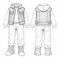 Vêtements de poupée personnalisés en gros OEM/ODM pour tenues de poupées BJD en coton
