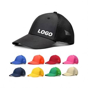 Custom Logo Mesh Back Trucker <b>Hats</b> - Personalized Summer Baseball Caps for Men & Women - Product Image 1