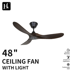 <b>Ceiling</b> fan household fancy 52 inch wooden blade DC motor unlit <b>ceiling</b> fan with <b>remote</b> <b>control</b> - Product Image 2