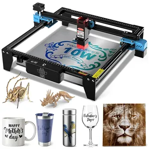 TWOTREES TTS 10W Easy Assemble Top-Notch Safety 30*30cm Laser Carving Area 3d engraving machine For Household Use