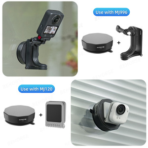 Soporte de ventosa con bloqueo giratorio para parabrisas de coche, para DJI Action, GoPro, Insta360 y accesorios de cámaras deportivas - Product Image 4