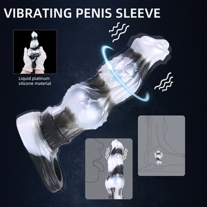 YOCY - Funda Vibradora para Pene con Control Remoto por Aplicación de Teléfono Inteligente, 10 Frecuencias, Estimulación del Punto G, Juguetes Sexuales, Venta al por Mayor, OEM - Product Image 3