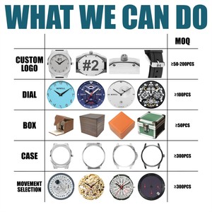 Servicio de Personalización OEM/ODM Relojes de Diseñador <span class=keywords><strong>para</strong></span> Hombre con Caja de Acero Inoxidable, Cristal de Zafiro y Movimiento Mecánico Automático - Product Image 5