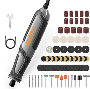 Outil rotatif 22000 tr/min, mini perceuse <span class=keywords><strong>Dremel</strong></span>, perceuse électrique pour gravure avec accessoires, kit de bricolage - Product Image 3