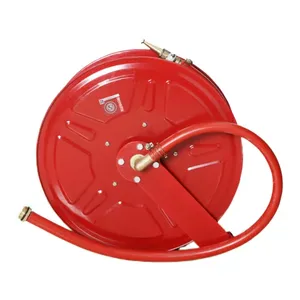 Fire Fighting Equipment Fire Hose Reel Cabinet/Box Durable Fire Hose Reel For Emergency Response