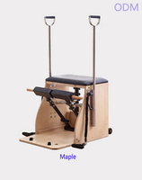 Silla Wunda de Pilates de Madera de Arce al por Mayor con Pedal Dividido para Optimización de ROI en Estudios y Distribución de Flotas Comerciales