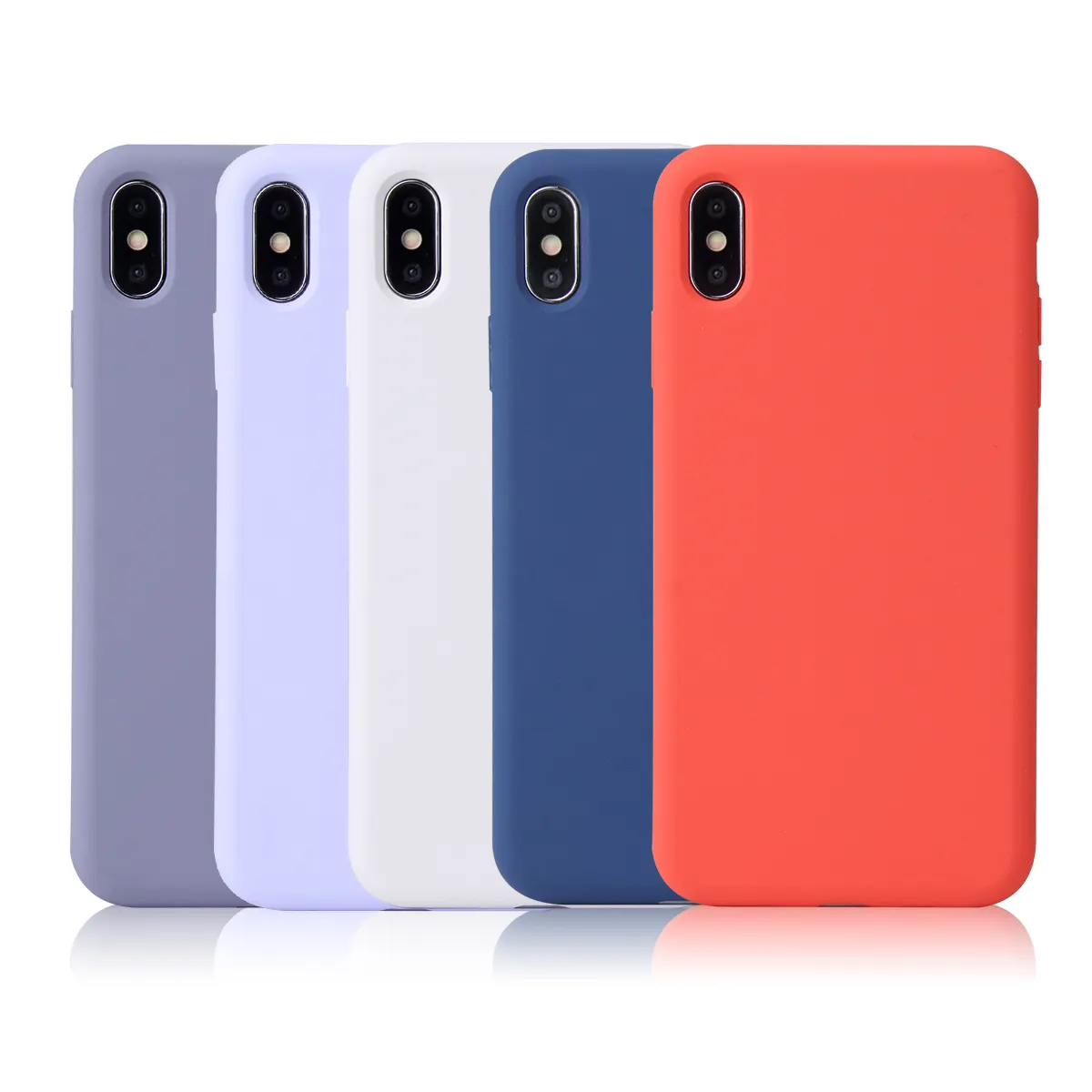 Leyi thin full body candy colorful soft material shockproof cell soft liquid rubber silicone phone case for iphone 13 14 pro max