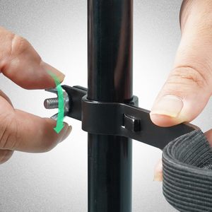 DSC01 Soporte para <span class=keywords><strong>Baquetas</strong></span> Yinyu, Bolsa de Nailon Ajustable con Abrazadera Bloqueable, Capacidad para hasta 5 Pares de <span class=keywords><strong>Baquetas</strong></span> y Mazos - Product Image 5