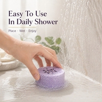 Ensemble de pastilles de douche aromatiques à marque privée, huiles essentielles, spa, bain relaxant, pastilles de douche aromatiques