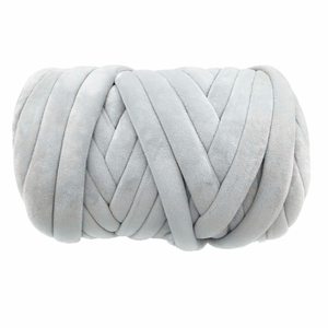 500G Filato Super Chunky Spesso in Morbido Velluto Tubolare Gigante per Lavori a Mano e a Braccia per Coperte, Tappeti, Cuscini Fai da Te Estremo - Product Image 2