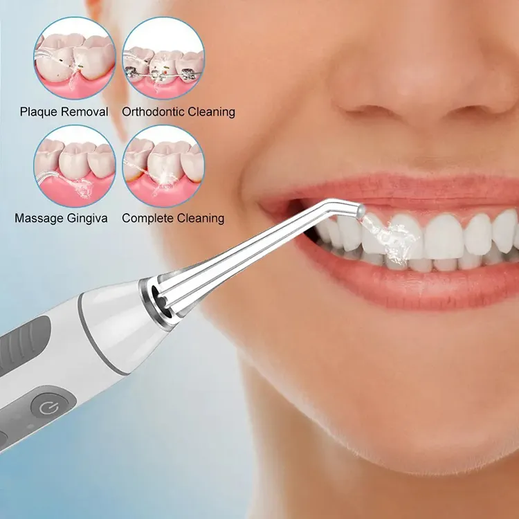 IPX7アダルトタイマーオーラルクリーニングホワイトニングスマート電動歯ブラシ2in1電動歯ブラシ