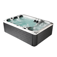 Monalisa — bain à tourbillon Portable pour Six personnes, grande taille, pour loisirs d'extérieur, Massage, jacuzzi, Spa